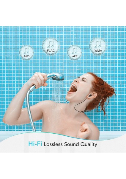 64GB Klipsli Mp3 Çalar, Su Geçirmez, Fm Radyo Destekli, Spor ve Outdoor Kullanım fiyatları