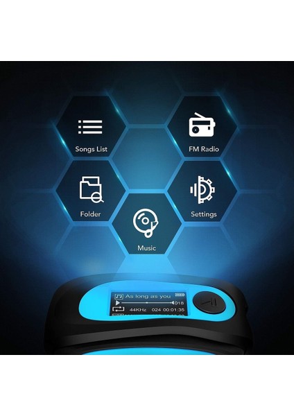 64GB Klipsli Mp3 Çalar, Su Geçirmez, Fm Radyo Destekli, Spor ve Outdoor Kullanım indirimleri