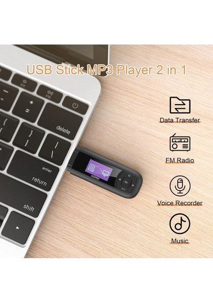 8gb USB Mp3 Çalar U3, 1" Ekranlı, Fm Kayıt Özellikli, Aaa Pilli, Sd Kart Destekli indirimleri