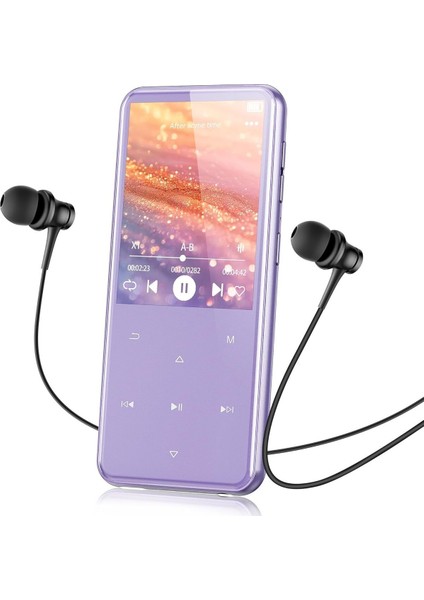 64 GB Mp3 Çalar, Bluetooth 5.3, Hifi Ses, Fm Radyo, 2,4 Inç Tft Ekran
