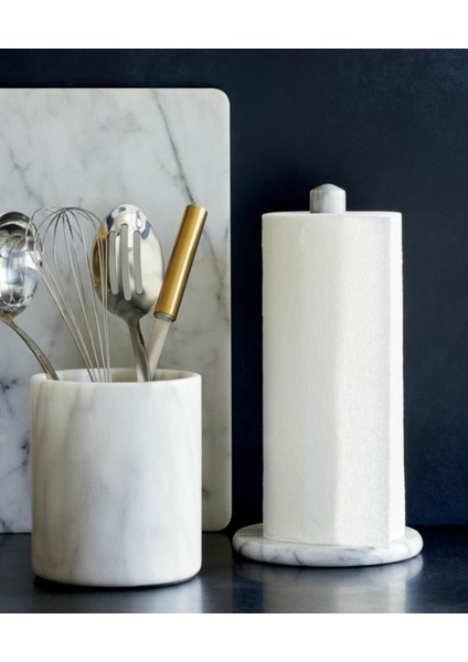 Fransız Mutfak Mermer Kağıt Havluluk, Zarif ve Şık Tasarım indirimleri