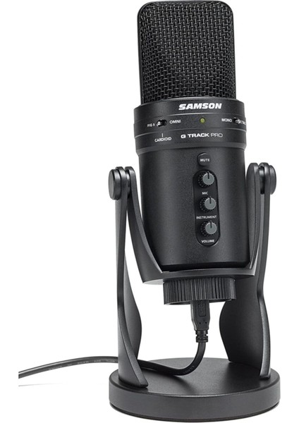 G-Track Pro Profesyonel USB Kondenser Mikrofon, Ses Arabirim