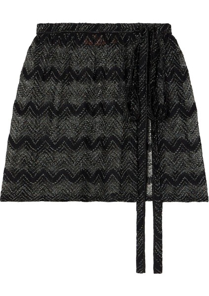 Metallic Dantel Örgü Pareo