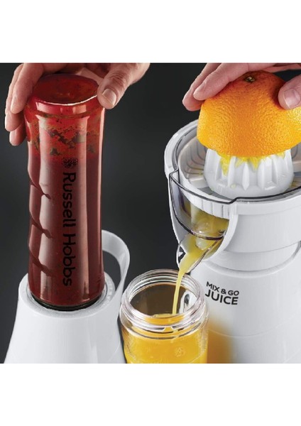 Mix&go Smoothie ve Narenciye Sıkacağı 22.300 Rpm, 300W, 2 Şişe, Bpa Içermez