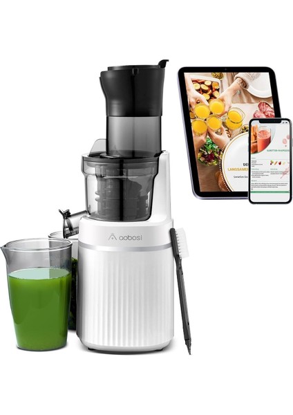 200W Meyve Sıkacağı, Ters Fonksiyon, 2 Filtre, Bpa Içermez, Sessiz Çalışma