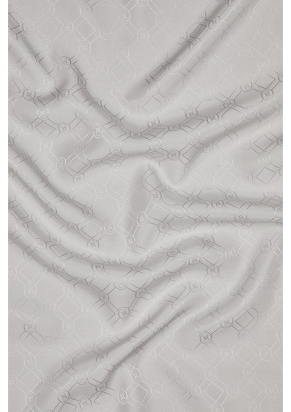 Özel Seri Monogram Jakarlı Şal 40830-GÜMÜŞ fiyatları