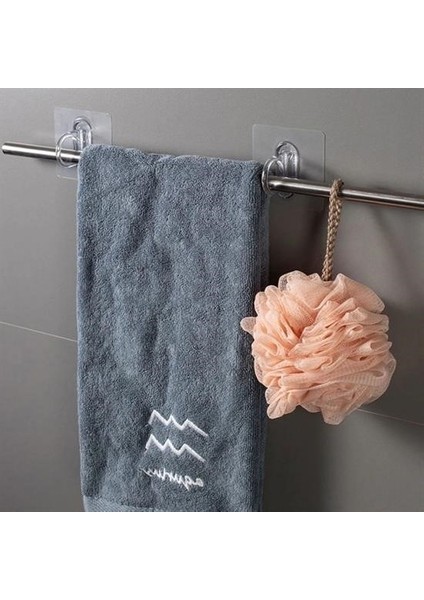 Büro Ev Ofis Için 2ADET Yapışkanlı Çok Amaçlı Banyo Mutfak Cember Askı Seti