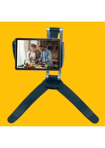 Pratikaı Mutfak Masaüstü Telefon ve Tablet Tutucu | Ayarlanabilir ve Esnek Tasarım