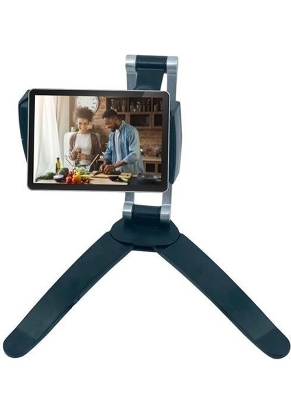 Pratikaı Mutfak Masaüstü Telefon ve Tablet Tutucu | Ayarlanabilir ve Esnek Tasarım