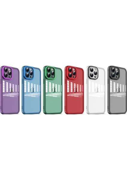Apple iPhone 13 Pro Max Kılıf Şeffaf Primula Kamera Korumalı Kapak Koruyucu Tasarım (Apple iPhone 13 Pro Max, Şeffaf)