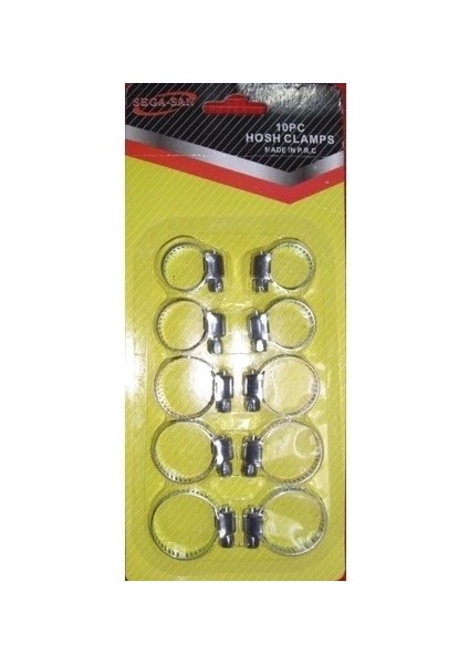 10 Değişik Kelepçe Seti Clamp Set