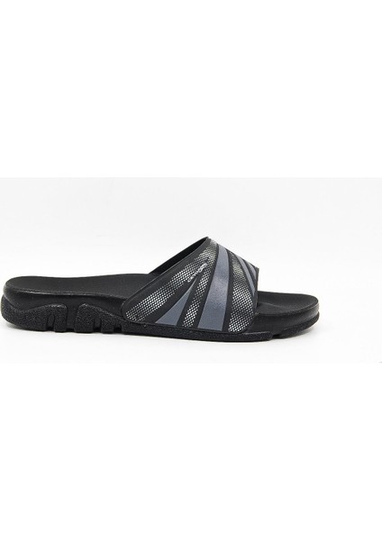 Napoli-8 Erkek Terlik - Siyah
