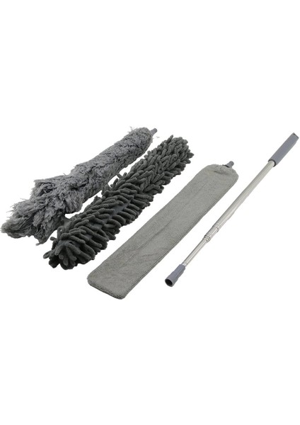 3pcs Püskül- Makarna- Düz Toz Alma Set Esnek BAŞLI-43CM Uzayan SAPLI=43-205CM BRKT-910200 (4172)