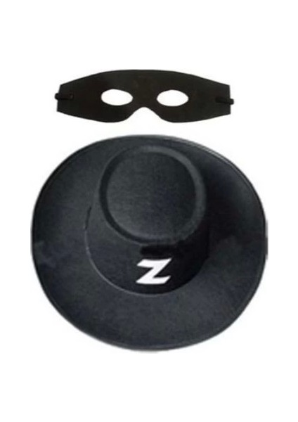 Zorro Şapkası ve Göz Maskesi modelleri