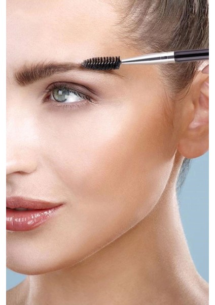 Çift Başlıklı Eyeliner ve Kaş Fırçası