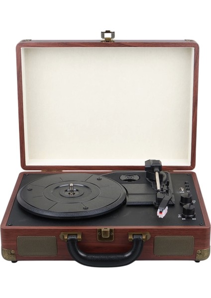 Retro Vintage Çanta Pikap - Radyo - Bluetooth - USB Mp3 Çalar 350X255X115MM (4887)