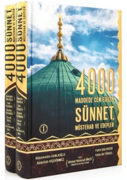 4000 Sünnet Müstehab ve Edepler 2 Cilt Takım