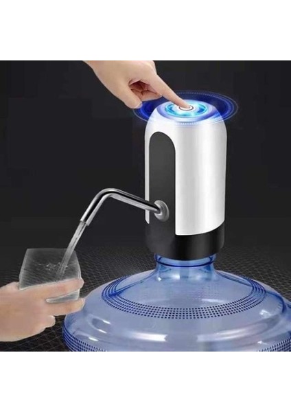 Büro Ev Ofis Yazlık Için Şarjlı Tasarım Damacana Su Pompası
