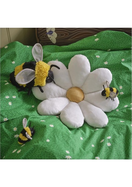 skogsduva Yumuşak Oyuncak, Siyah-Sarı, 8 Cm, Minik Yaban Arısı