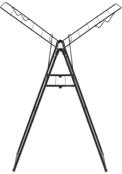 Mat Siyah Çamaşır Kurutma Askısı-15 Metre