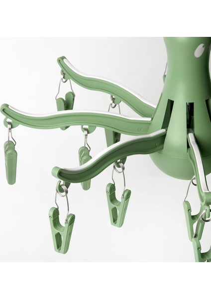 Plastik Pressa Yeşil 16 Mandallı Çamaşır Kurutma Askılığı Askılı Kurutucu Yeşil fırsatları