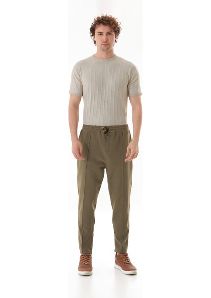 Beli Lastikli Çimalı Jogger Pantolon