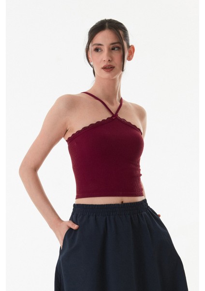 Fitilli Çapraz Askılı Crop Body fiyatları