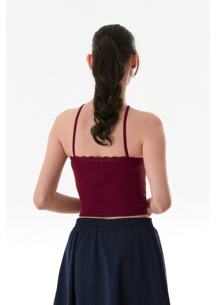 Fitilli Çapraz Askılı Crop Body modelleri