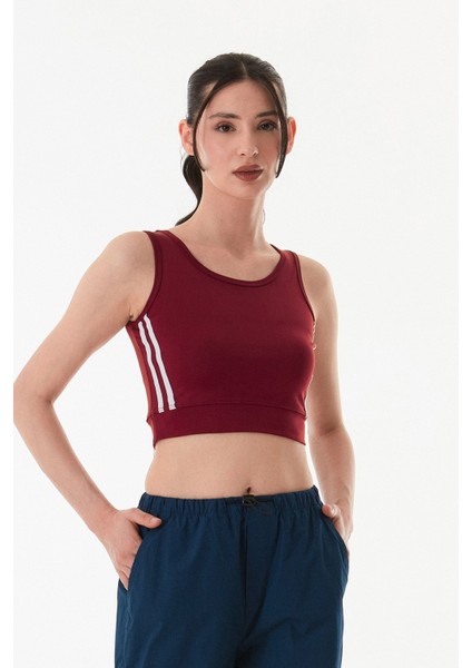 Yanları Şeritli Halter Yaka Büstiyer