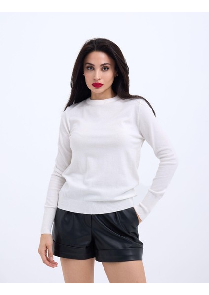 42281 Triko Salaş Kazak-Ekru