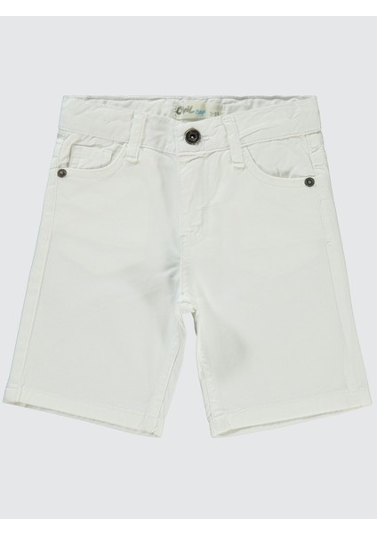 Erkek Çocuk Kapri 2-5 Yaş Beyaz