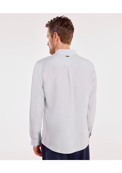 Regular Fit Keten Gömlek
