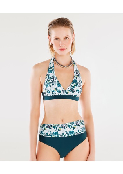 Bağlama Detaylı Kruvaze Bikini Üst fiyatları