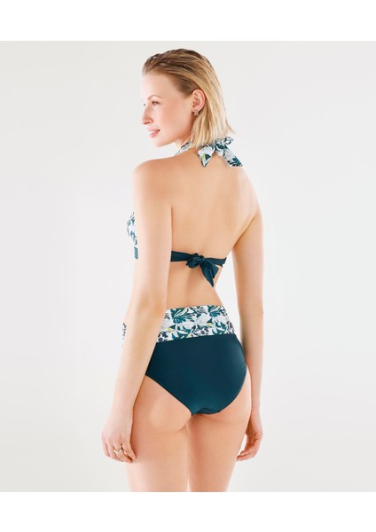 Bağlama Detaylı Kruvaze Bikini Üst fırsatları