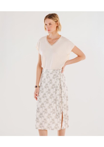 Yandan Bağlamalı Uzun Etek fiyatları