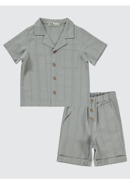 Erkek Çocuk Takım 2-5 Yaş Gri