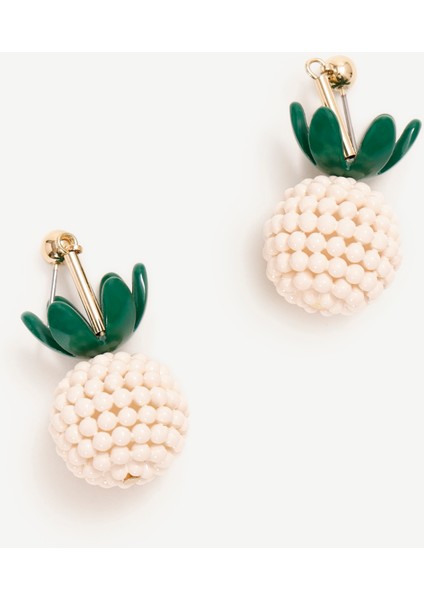 Ananas Figürlü Küpe