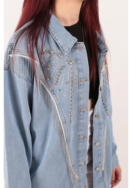 140046 Kadın Kot Ceket indirimleri