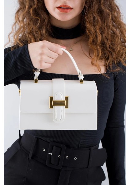 Kriste Bell İthal Kadın Çapraz Çanta KB695 - Beyaz fiyatları