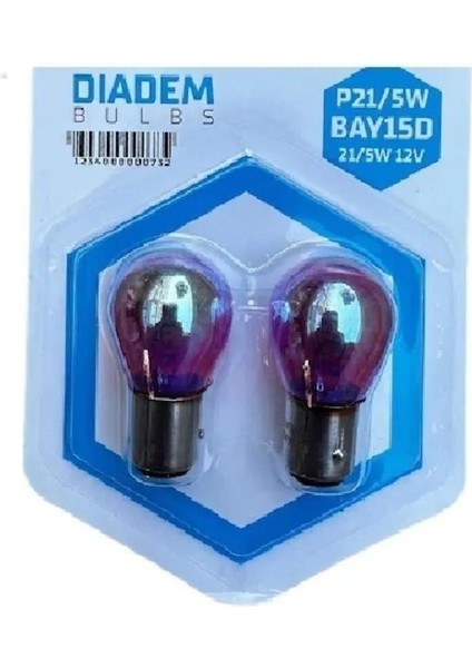 Diadem Ampul 12 V 2 Adet - Amber Amerikan Park -Sinyal Ampulu