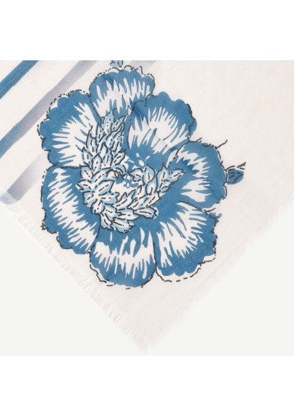 Çiçek Desenli Ve Çizgili Şal fiyatları