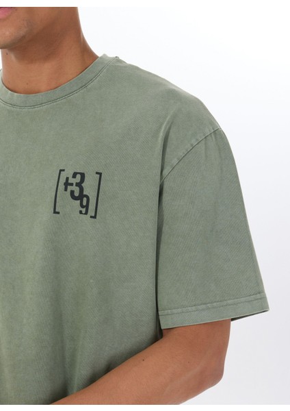 Gmg Fırenze Bisiklet Yaka Haki Erkek T-Shirt ZR24MSS03051 fırsatları