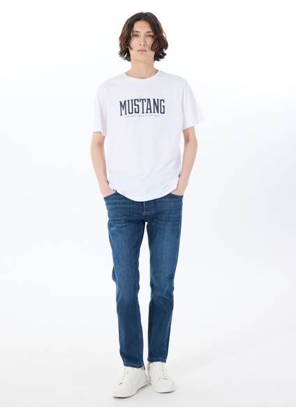 Orta Bel Tapered Fit Indigo Erkek Denim Pantolon Toledo Tapered -1014