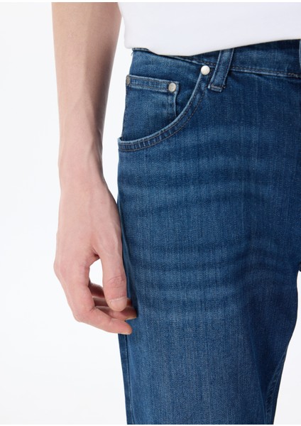 Orta Bel Tapered Fit Indigo Erkek Denim Pantolon Toledo Tapered -1014 fırsatları