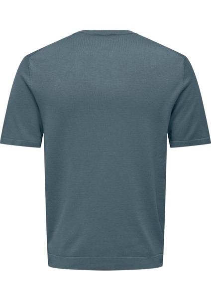 O Yaka Normal Düz Gökmavi Erkek Kazak Onswyler Lıfe Reg 14 Ss Knıt Noos fiyatları