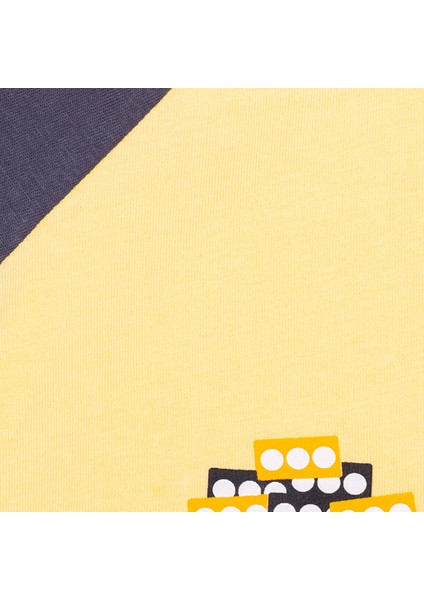 Cars&roads Traktör Baskılı Erkek Tshirt-Şort Erkek Bebek