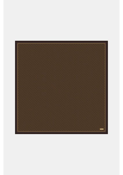Tivil Monogram Ipek Eşarp 41408-KOYU Somon