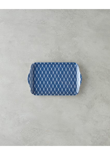 Coaspiral Melamin Tepsi 23 x 14 cm Lacivert