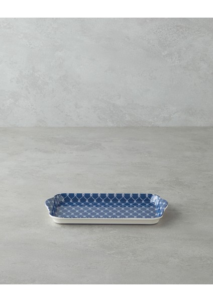 Coaspiral Melamin Tepsi 23 x 14 cm Lacivert