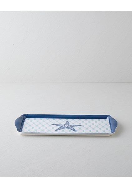 Aquatine Melamin Tepsi 37 x 18 cm Mavi - Yeşil fiyatları